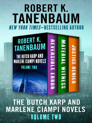 cover image of The Butch Karp and Marlene Ciampi Novels Volume Two